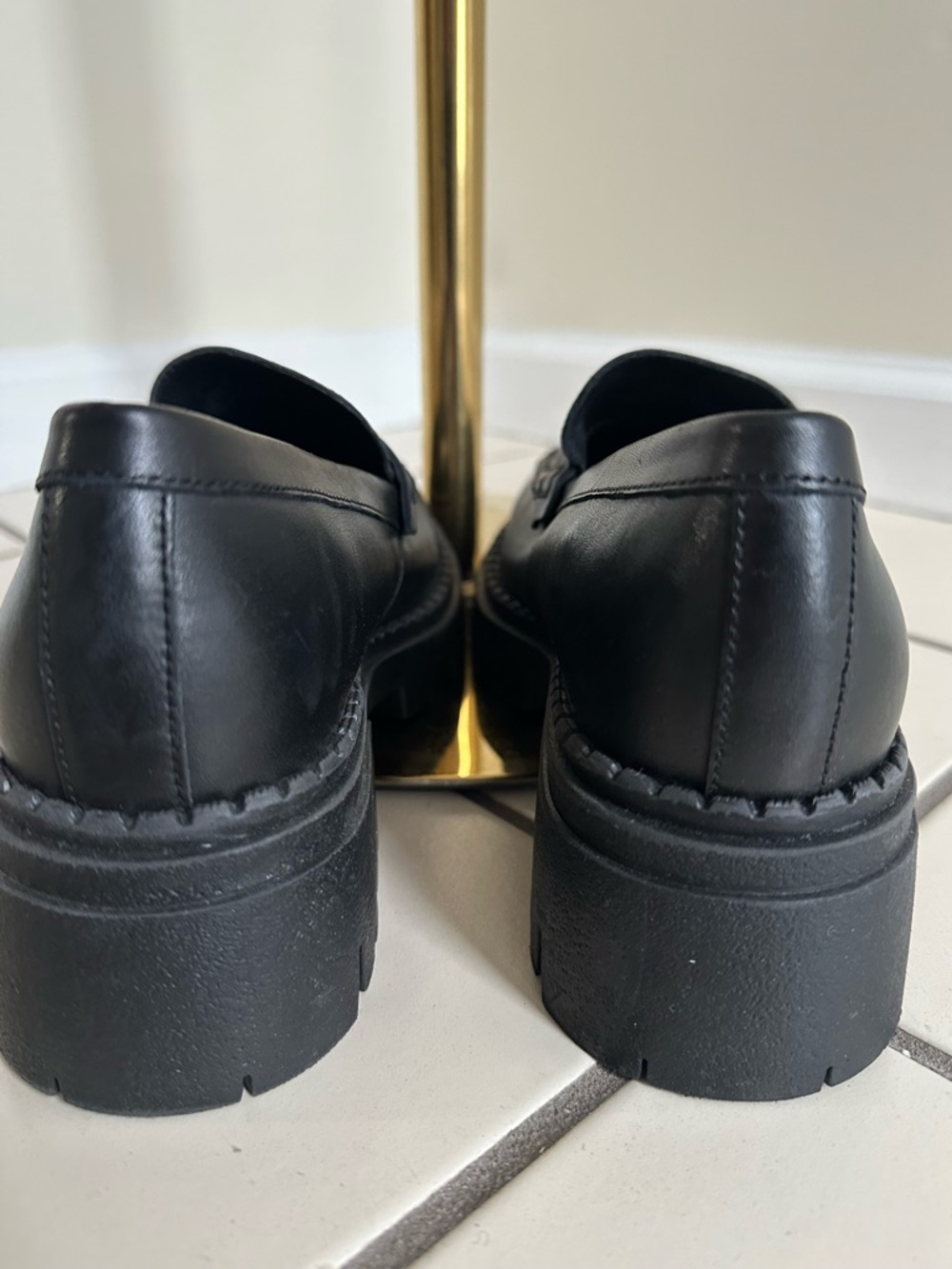NWOB Free People Lyra Lug Sole Loafers- Size 38 - Picture 7 of 9